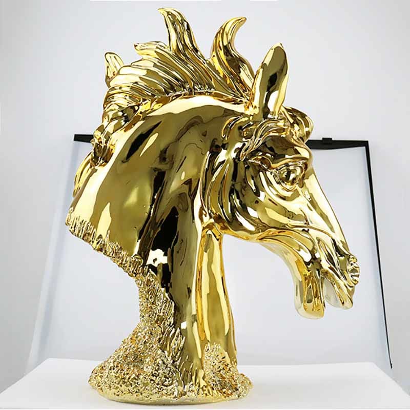 Horse gold sculpture - Dream Horse