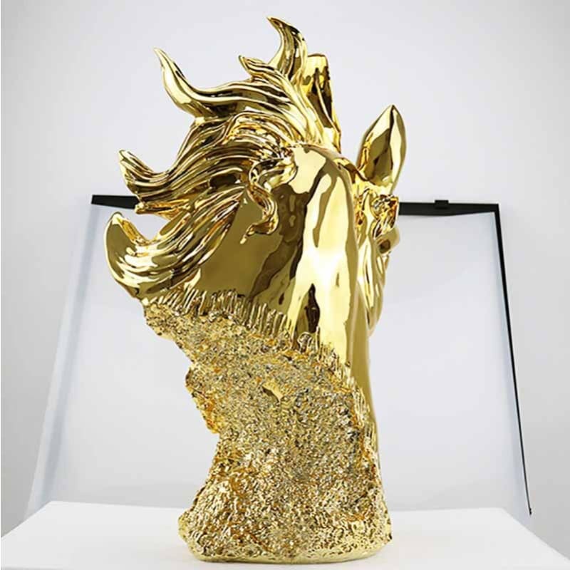Horse gold sculpture - Dream Horse
