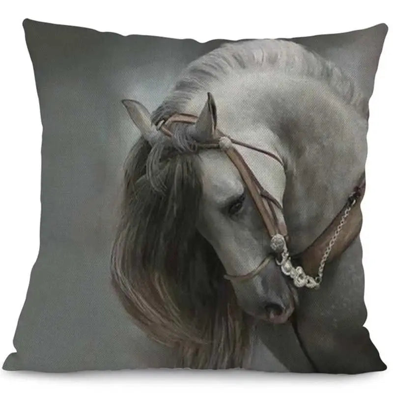 Horse head pillow
