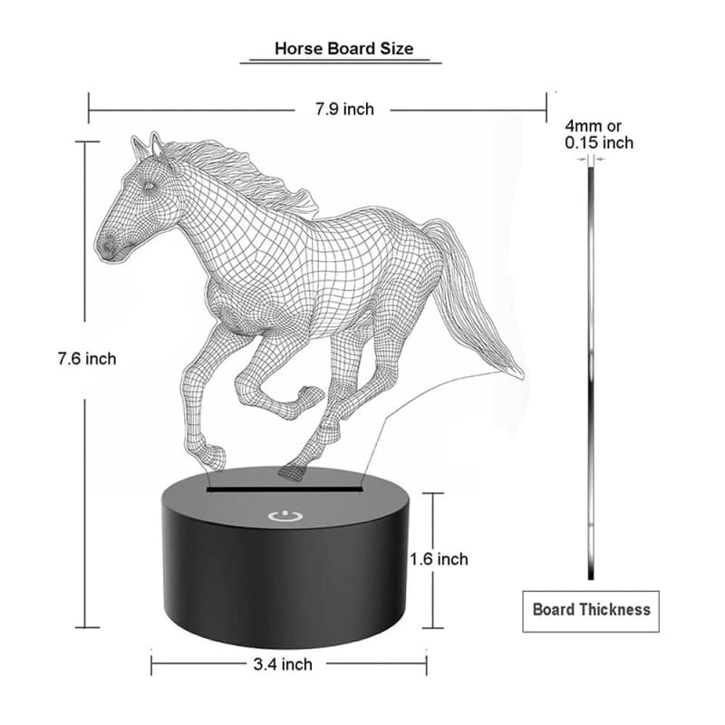 Horse LED (7 Color Changing) - Dream Horse
