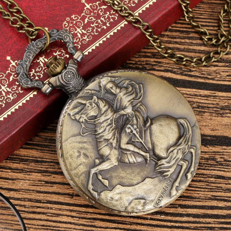 Horse necklace in the shape of a pocket clock - Dream Horse