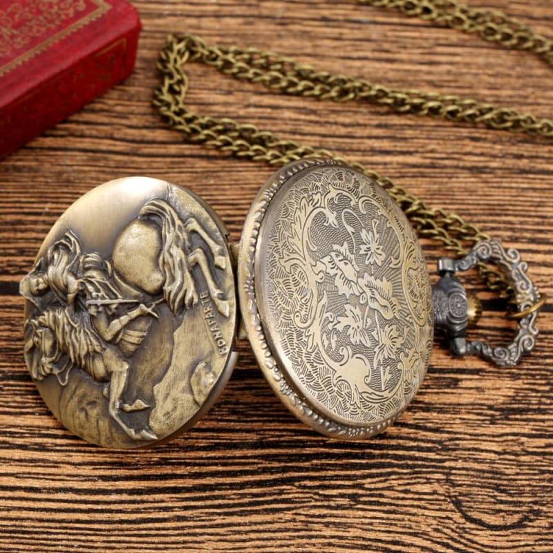 Horse necklace in the shape of a pocket clock - Dream Horse