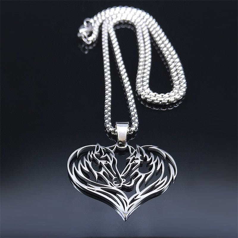 Horse necklace silver - Dream Horse