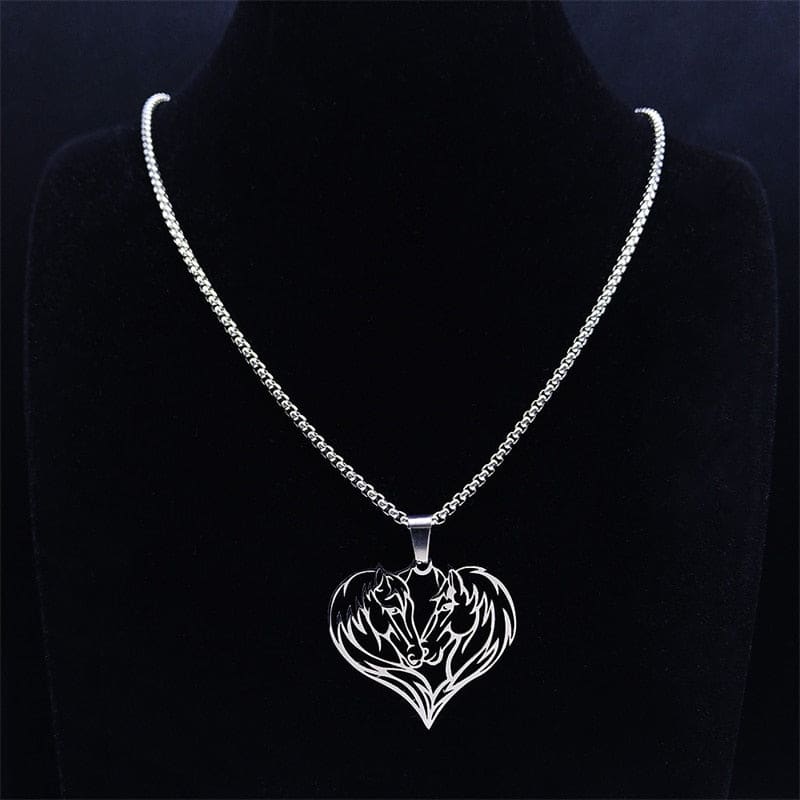Horse necklace silver - Dream Horse