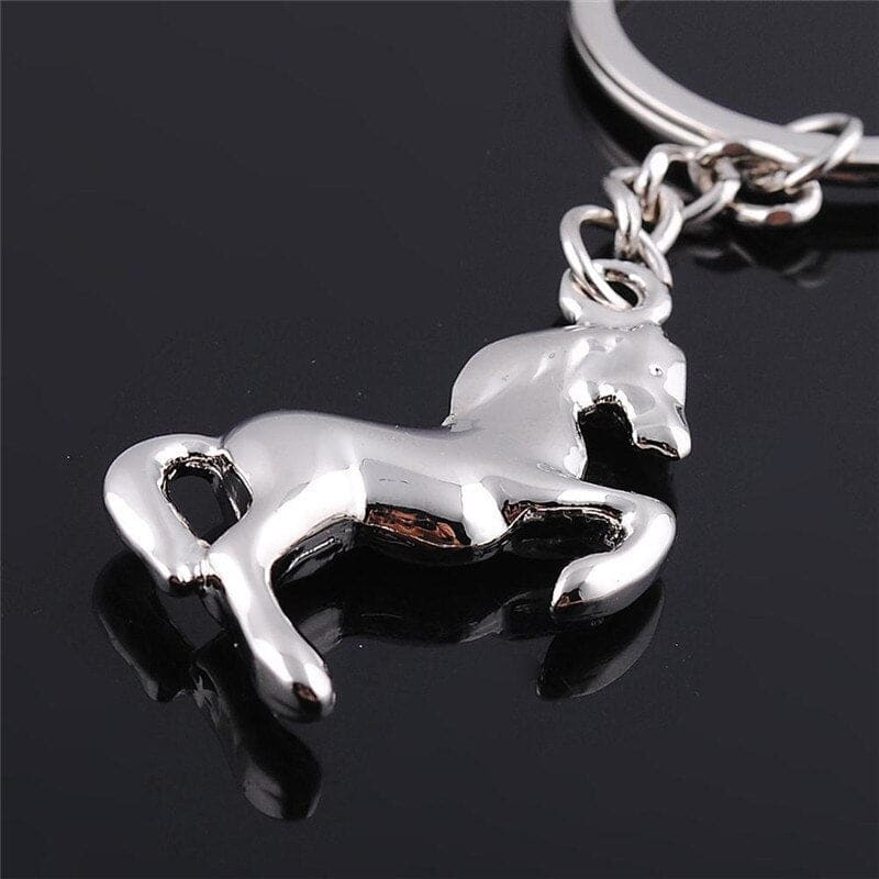 Horse Pendant Keychain Silver - Dream Horse