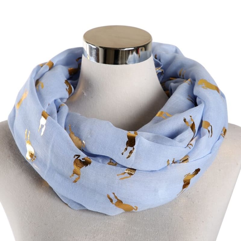 Horse print silk scarf - Dream Horse