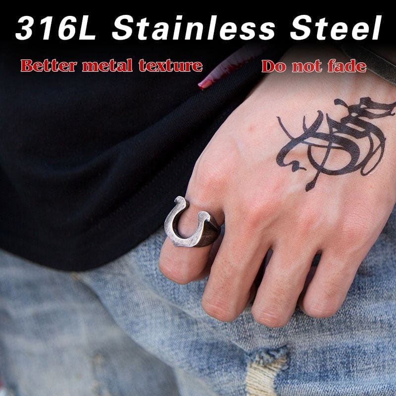 Horse ring for viking man - Dream Horse