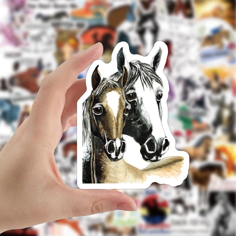 Horse sticker cartoon equestrian - Dream Horse
