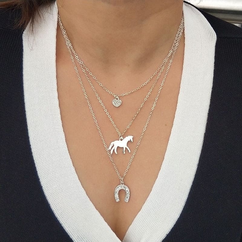 Horse stirrup necklace - Dream Horse