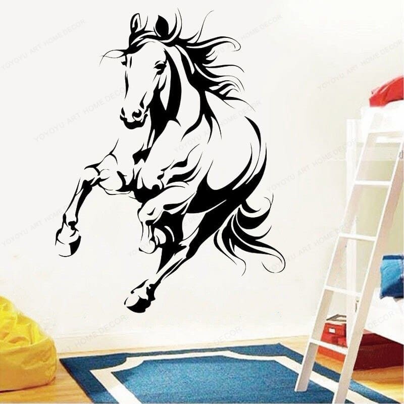 Horse wall art drawing - Dream Horse
