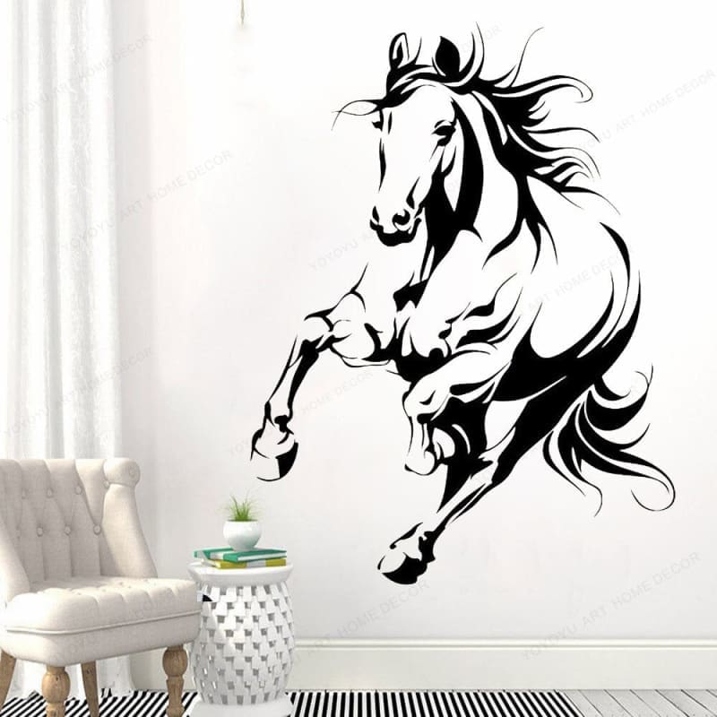 Horse wall art drawing - Dream Horse