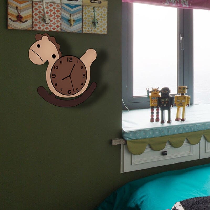 Horse wall clock modern - Dream Horse