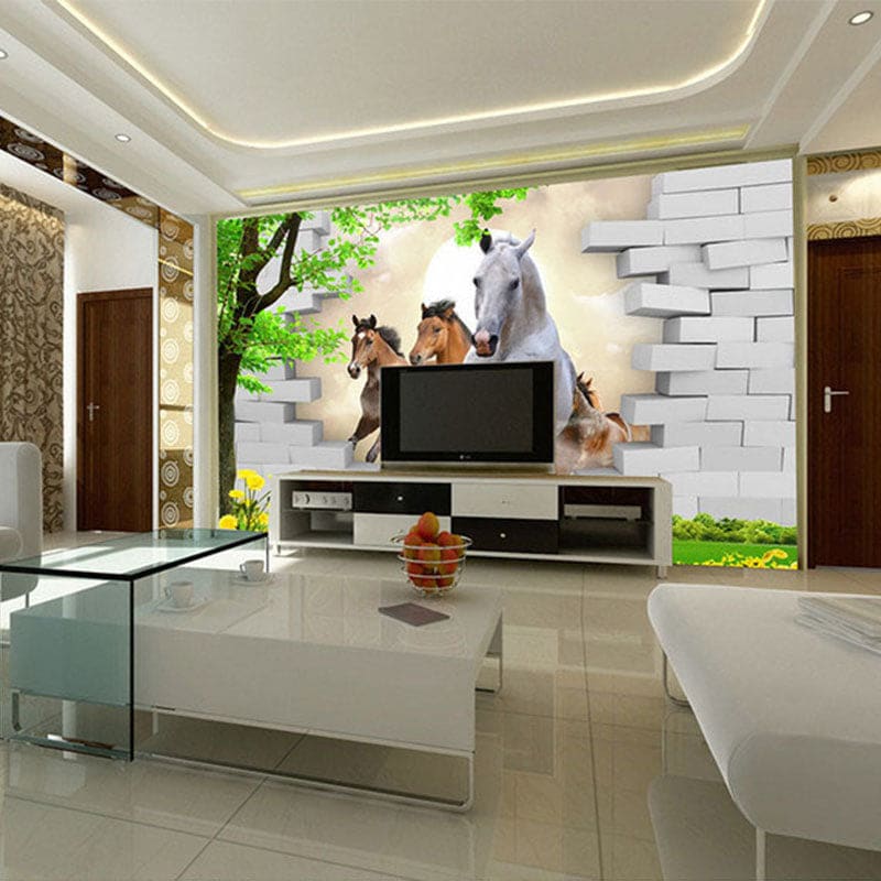 Horse wall painting for living room - Dream Horse