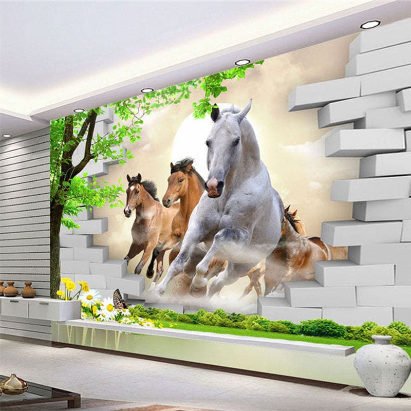 Horse wall painting for living room - Dream Horse