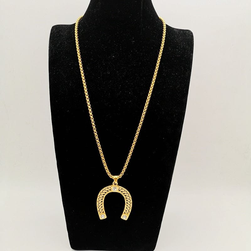 Horseshoe necklace for little girl - Dream Horse