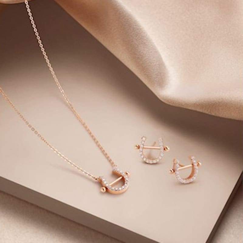 Horseshoe necklace good luck - Dream Horse