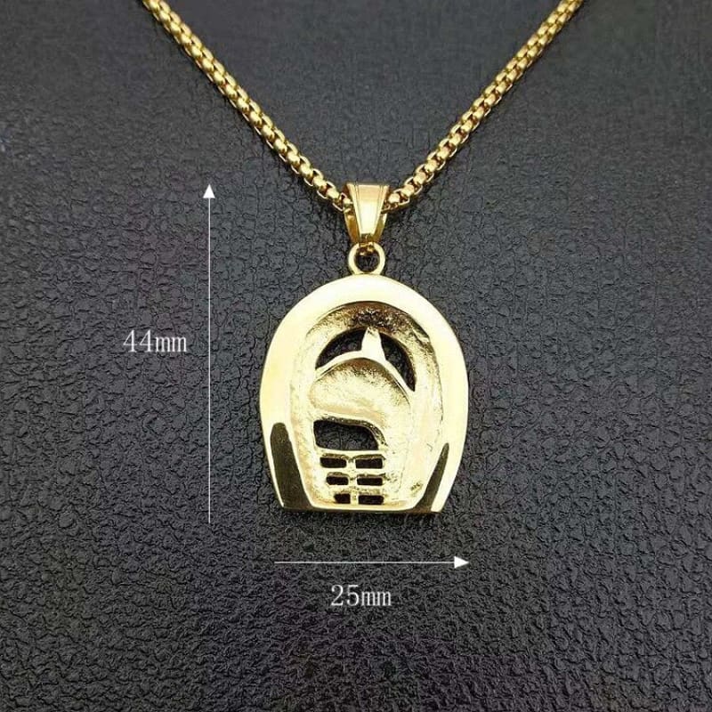 Horseshoe necklace Men - Dream Horse