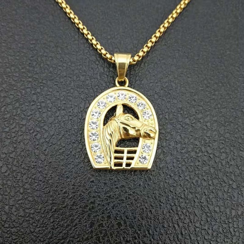 Horseshoe necklace Men - Dream Horse