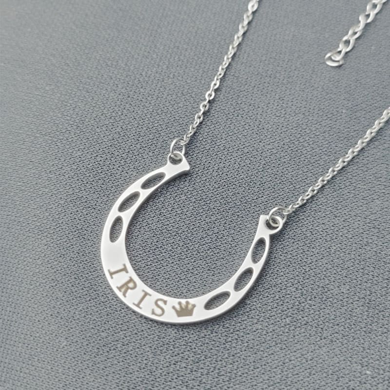 Horse shoe necklace silver- Dream Horse
