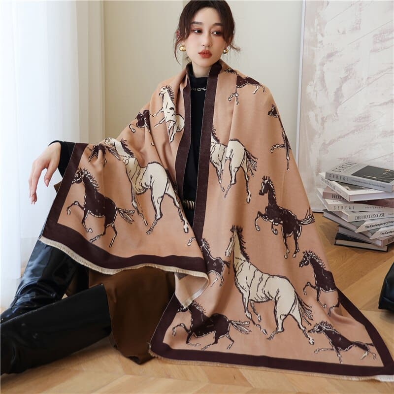 Italian horse race scarf - Dream Horse