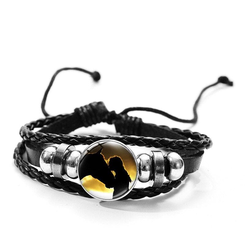 Leather horse bracelet - Dream Horse