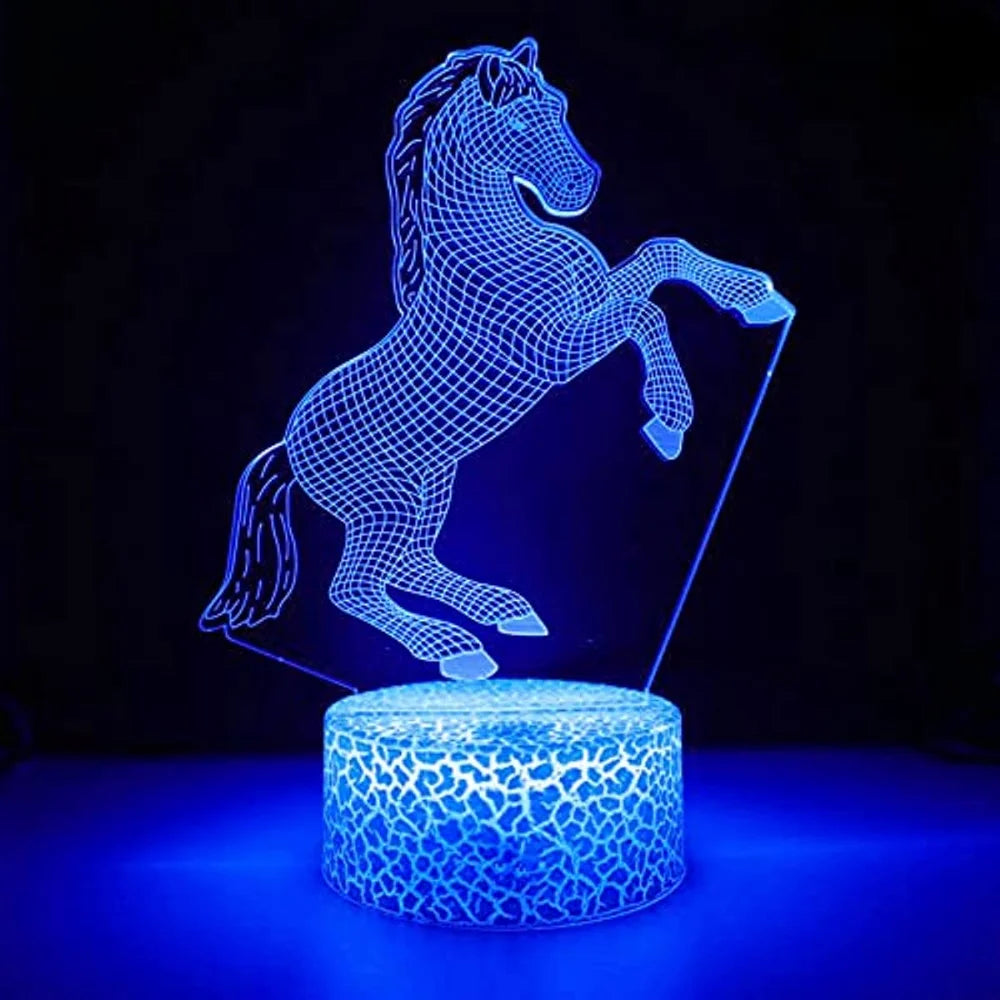 Lighted horse