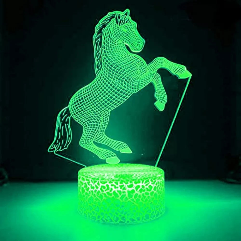 Lighted horse
