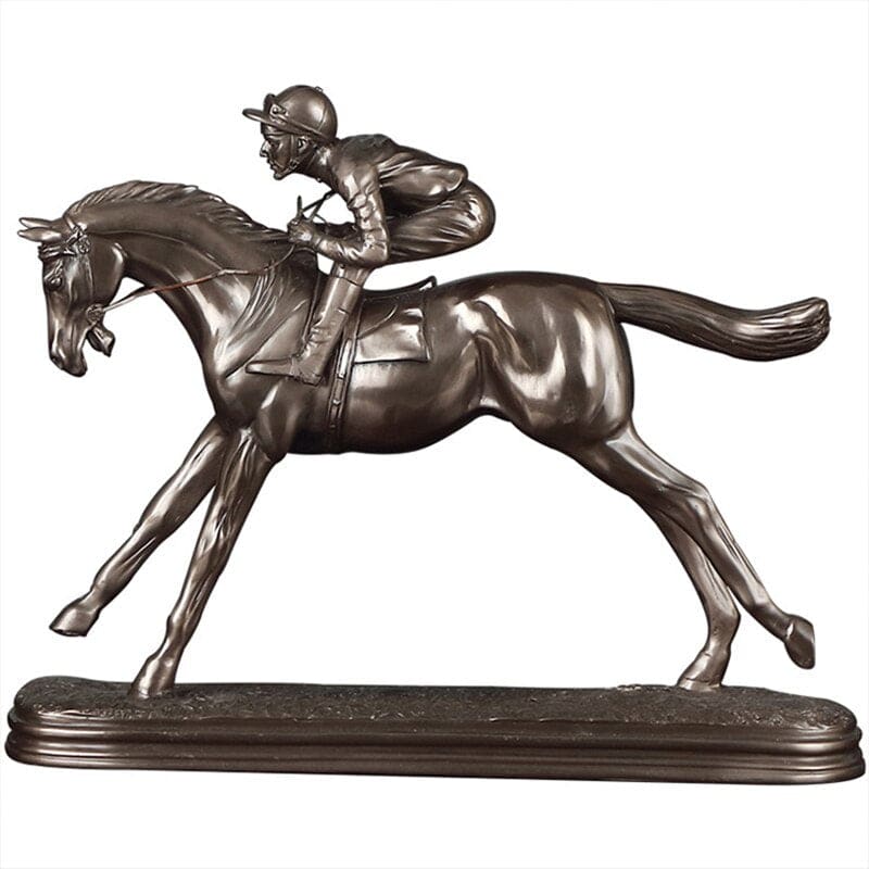 Man riding horse statue - Dream Horse