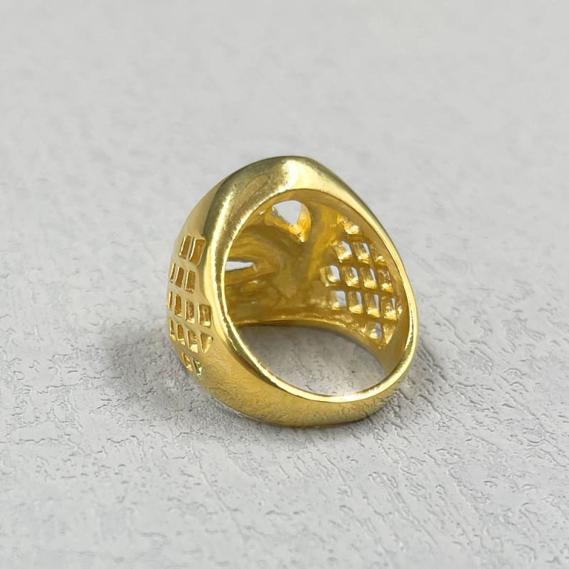 Men’s 14k gold horseshoe rings - Dream Horse