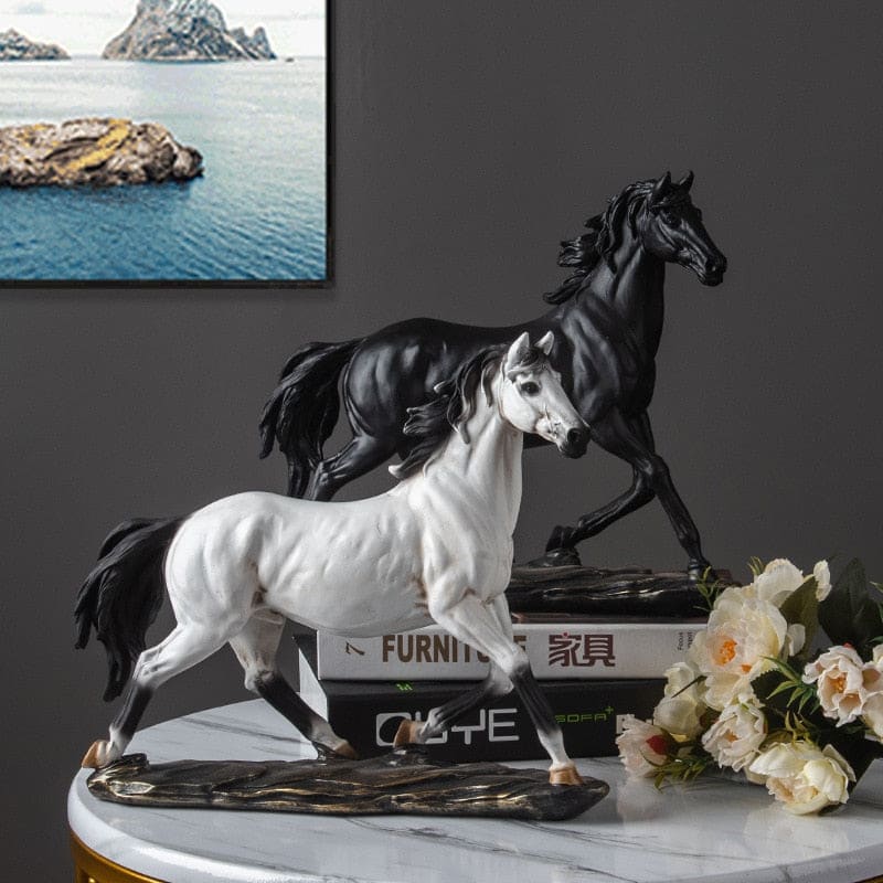 Metal horse sculpture (Nordic) - Dream Horse