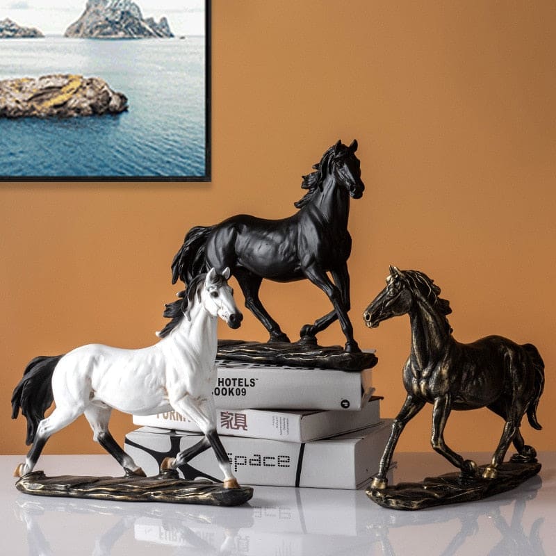 Metal horse sculpture (Nordic) - Dream Horse