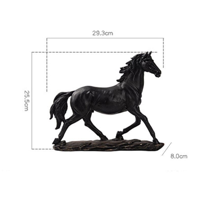 Metal horse sculpture (Nordic) - Dream Horse