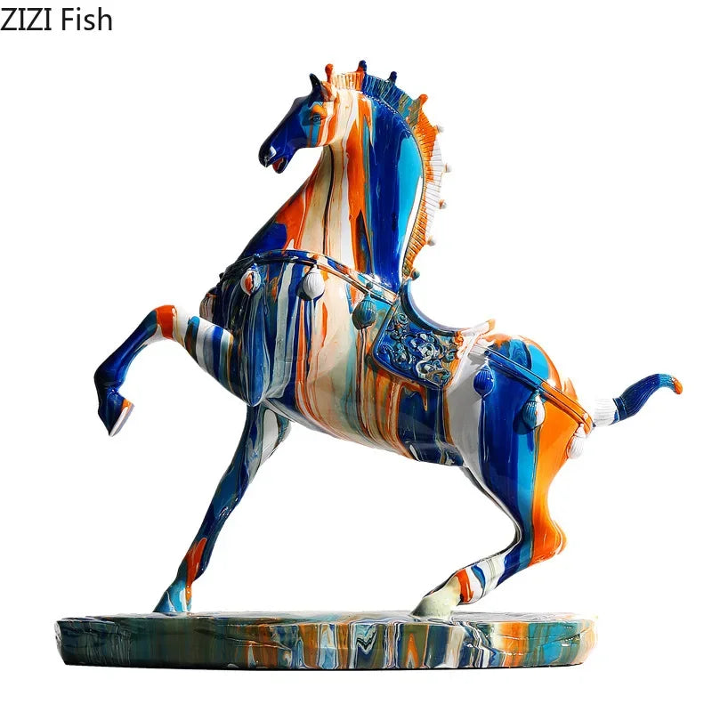 Modern horse statue