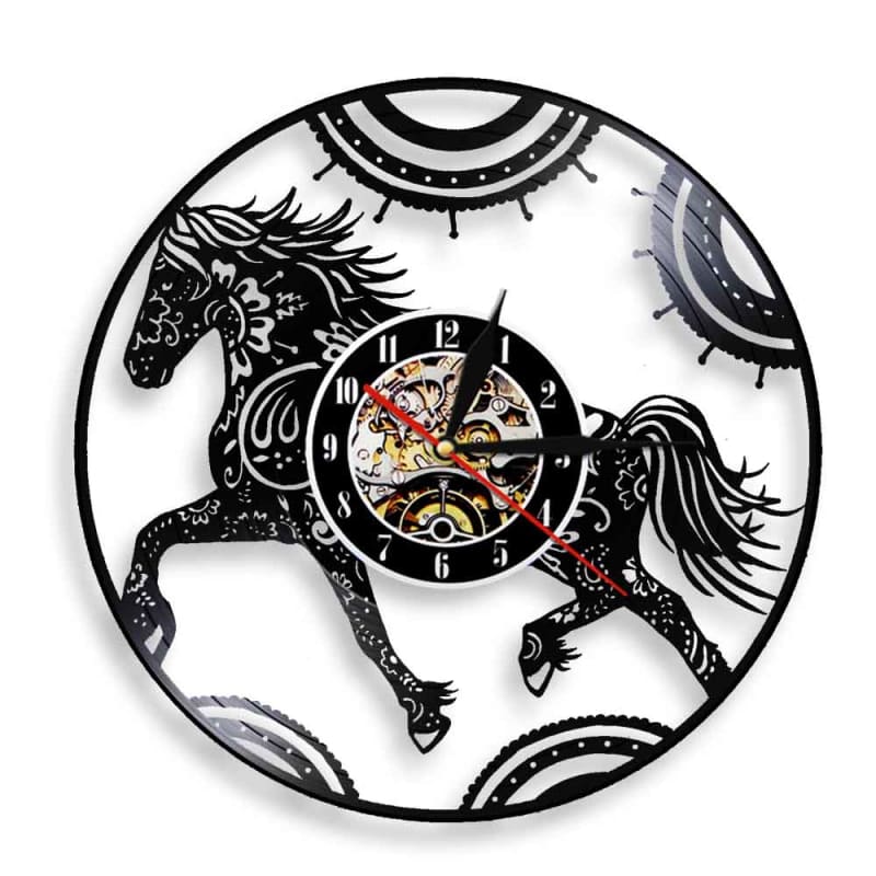 Retro horse wall clock - Dream Horse