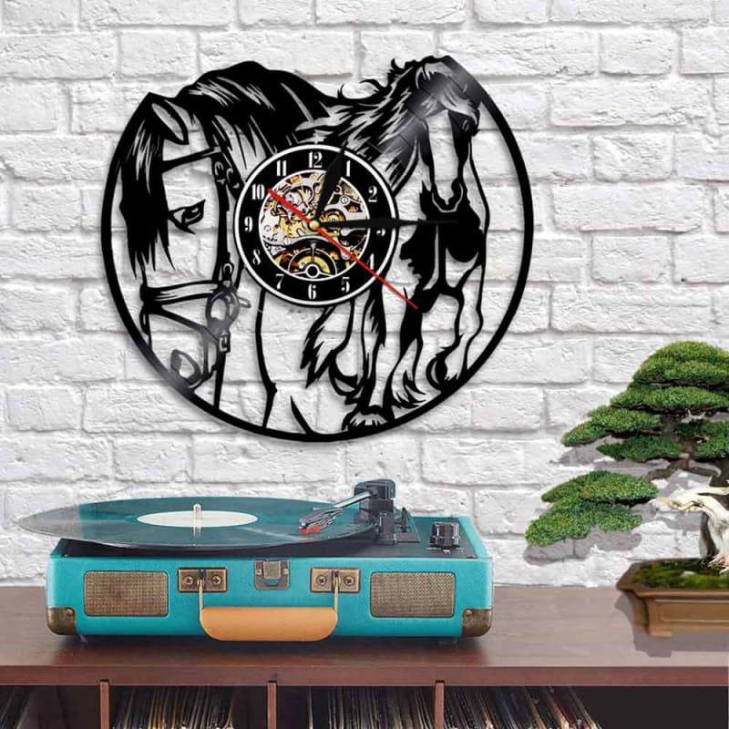 Retro horse wall clock - Dream Horse