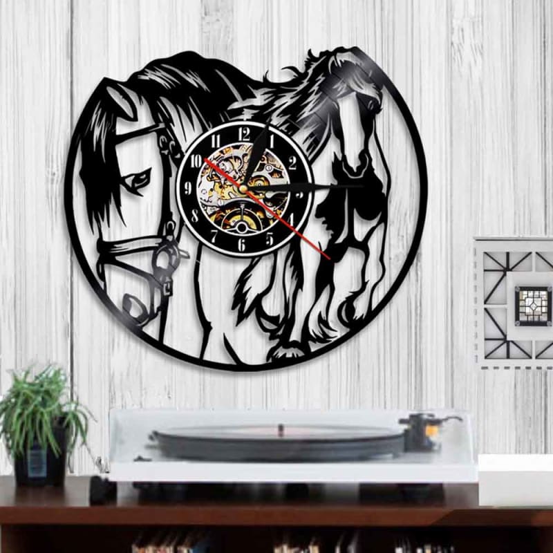 Retro horse wall clock - Dream Horse