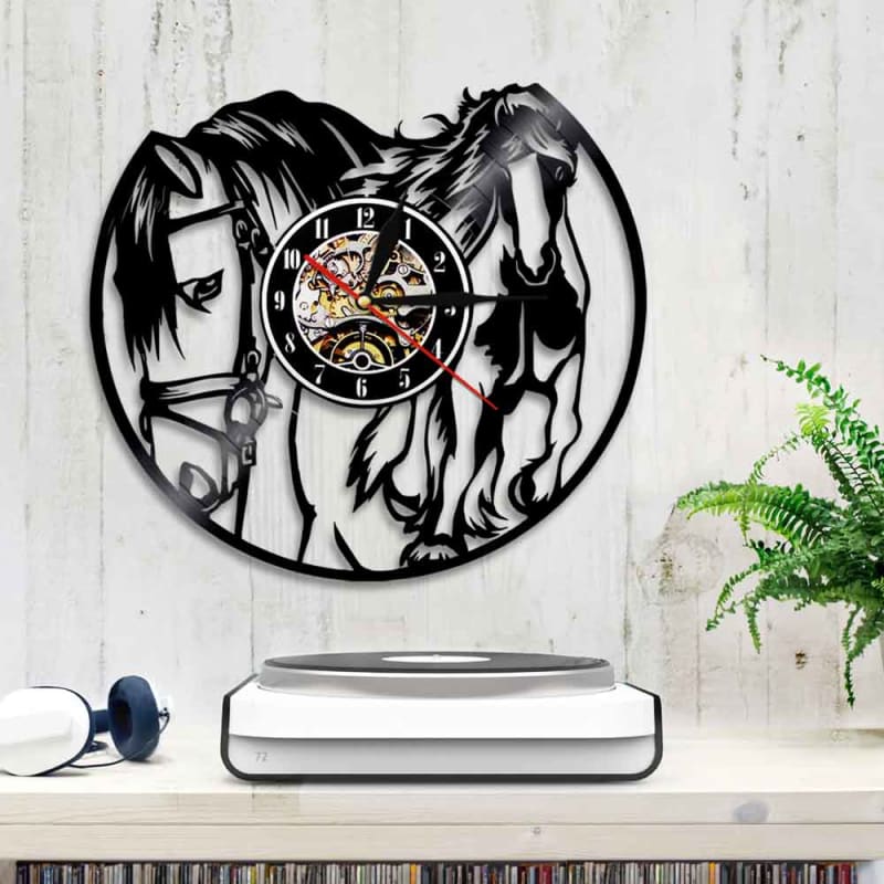 Retro horse wall clock - Dream Horse