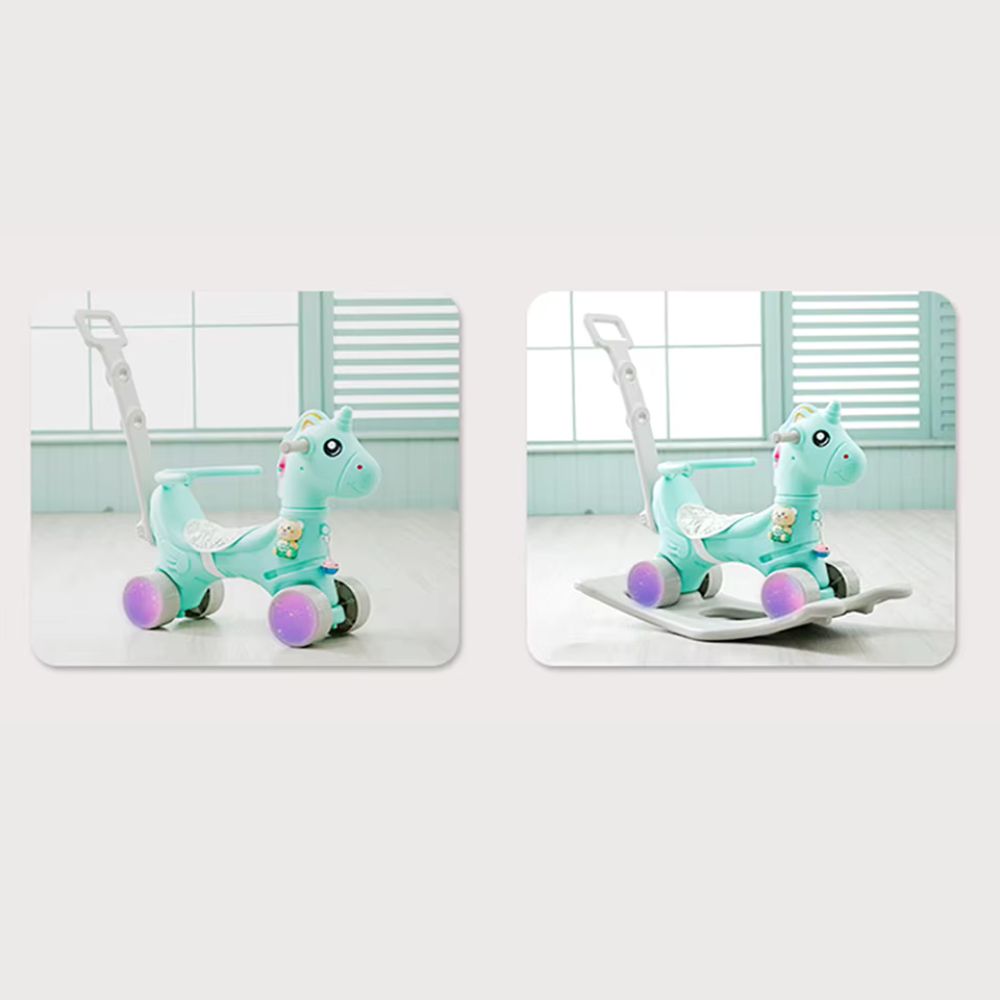 Rocking plastic horse