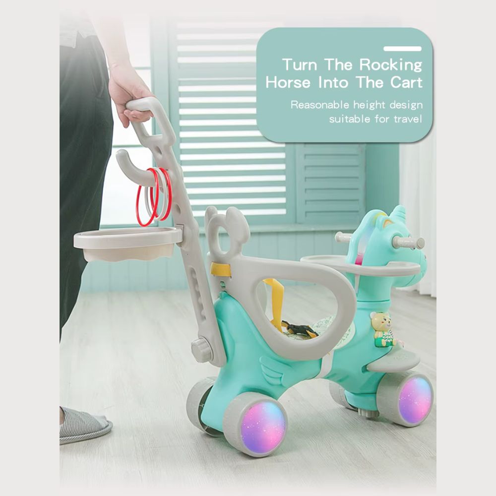 Rocking plastic horse