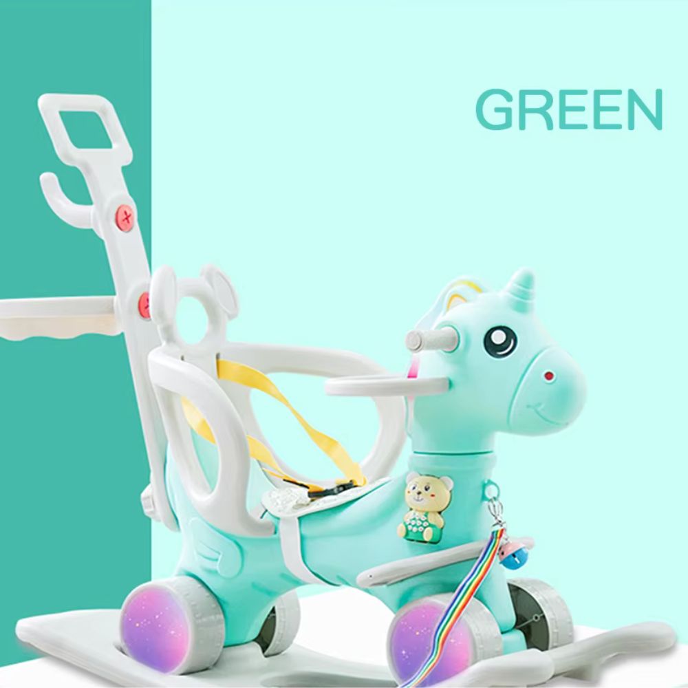 Rocking plastic horse