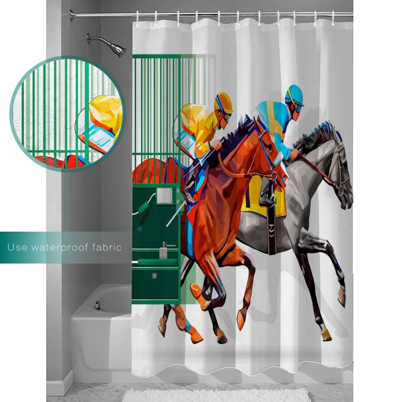 Shower curtains with horses on them - Dream Horse