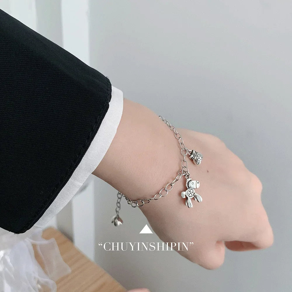 Sterling silver equestrian bracelets