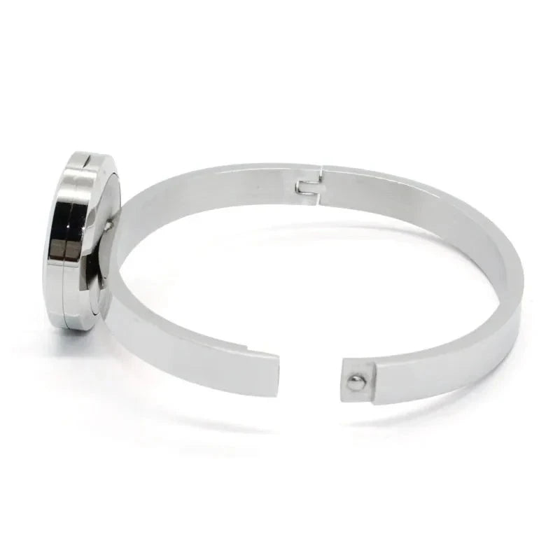 Sterling silver horse cuff bracelet