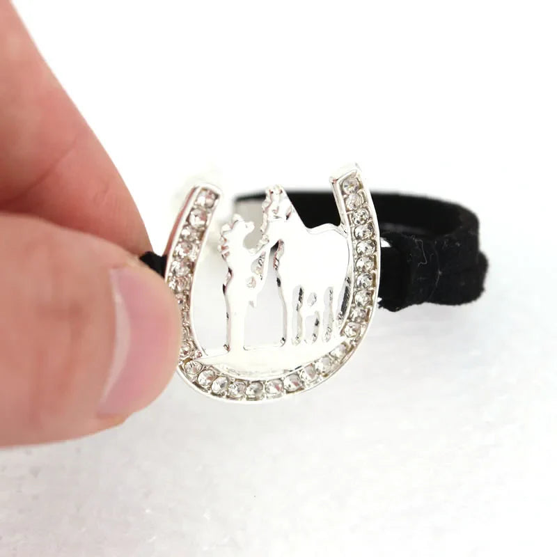 Sterling silver horseshoe bracelet