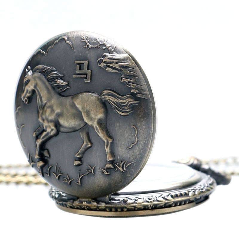 UK quartz pocket horse watch - Dream Horse