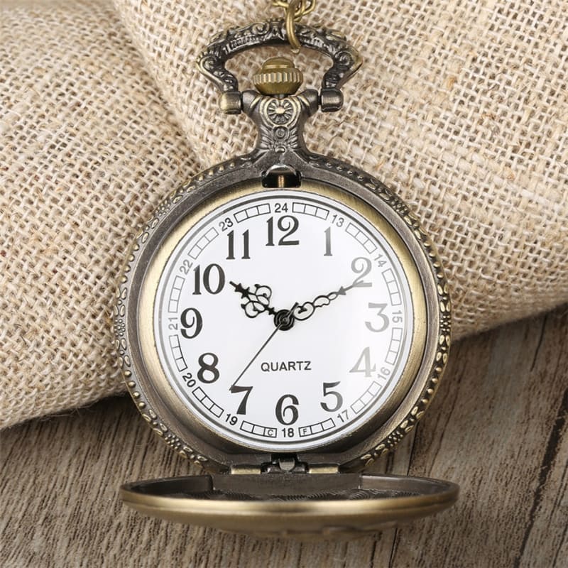 Vintage bronze pocket horse watch - Dream Horse