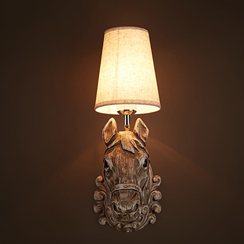 Vintage ceramic horse lamp - Dream Horse