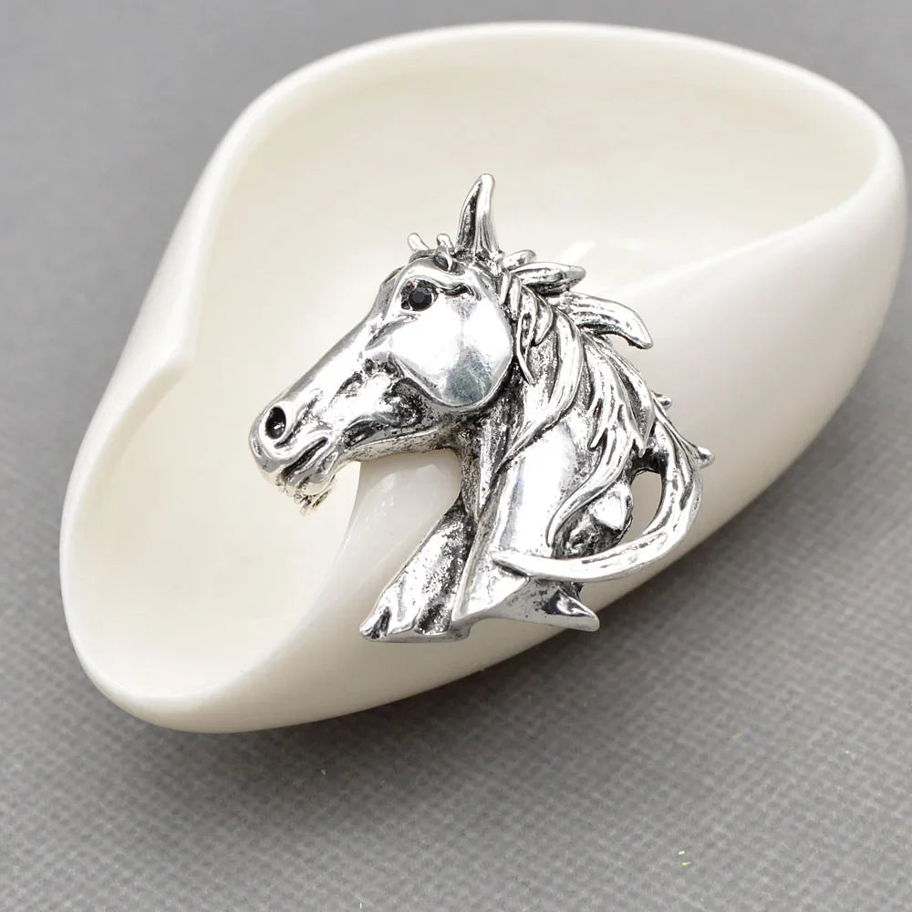 Vintage horse pins brooches