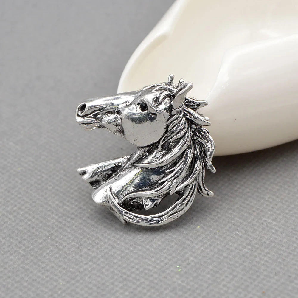Vintage horse pins brooches