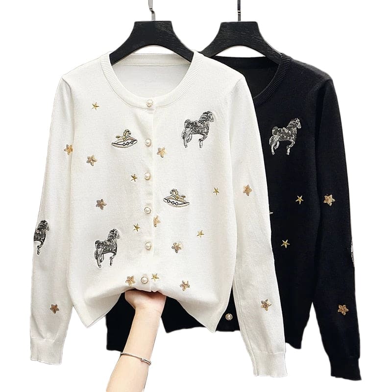 Vintage horse sweater - Dream Horse